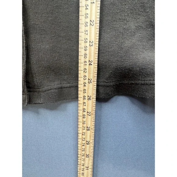 Sarah Bentley Vintage Womens Cardigan Sweater Olive Green Button Front Size L - Picture 6 of 8